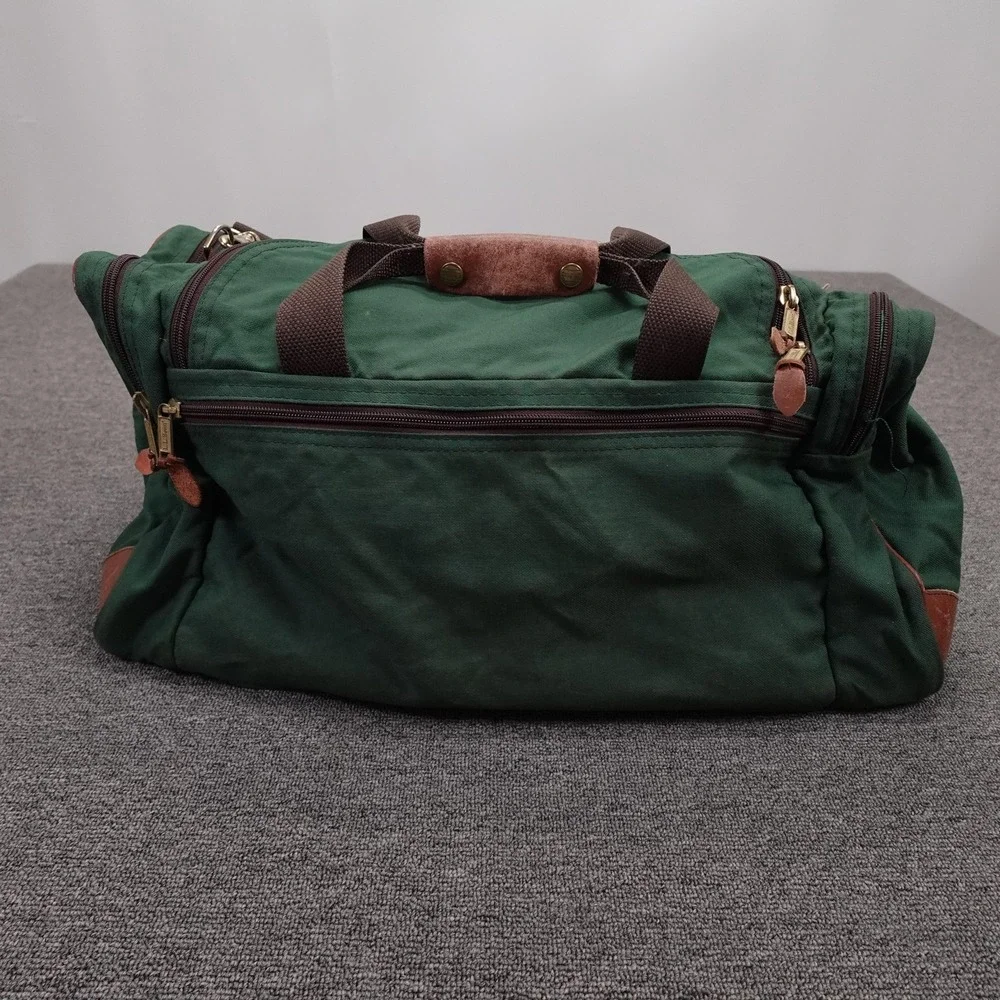 L.L. Bean Vintage Duffle Bag Green 20